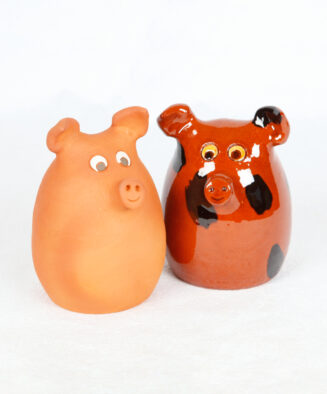 Hucha cerdito sentado